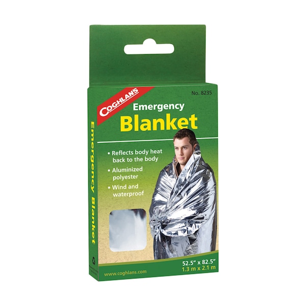 Coghlans Coghlan's Silver Survival Blanket 6.000 in. H X 52-1/2 in. W X 82-1/2 in. L 1 pk 8235 - main